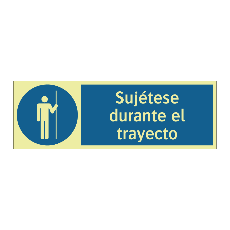 Sujétese durante el trayecto