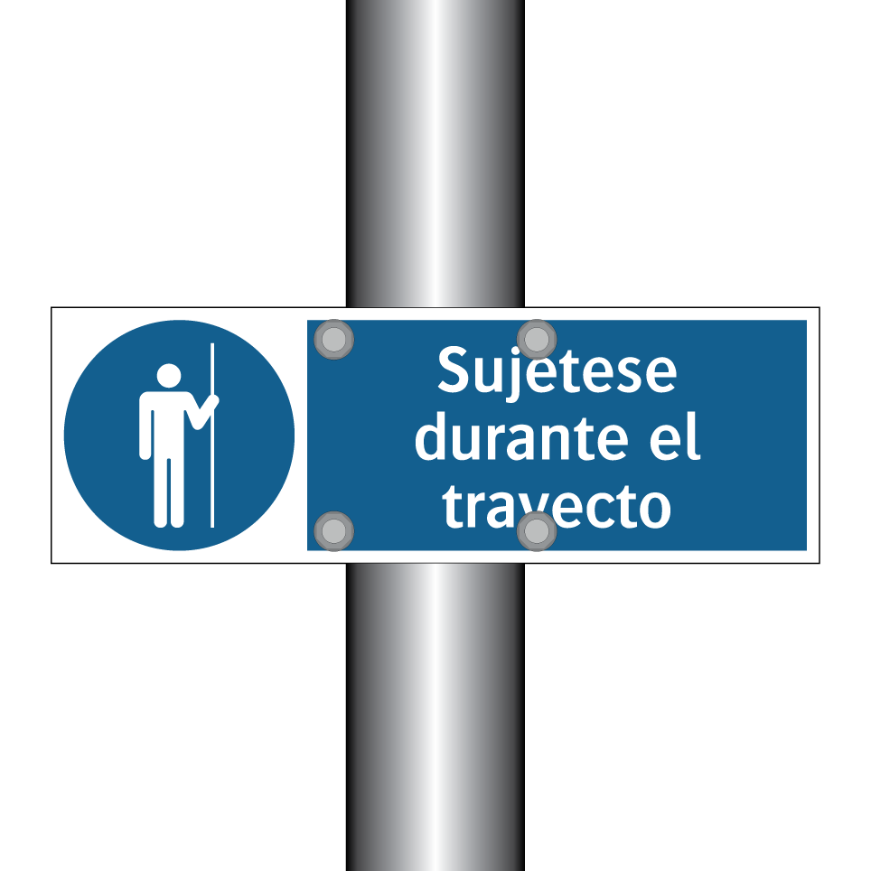 Sujétese durante el trayecto