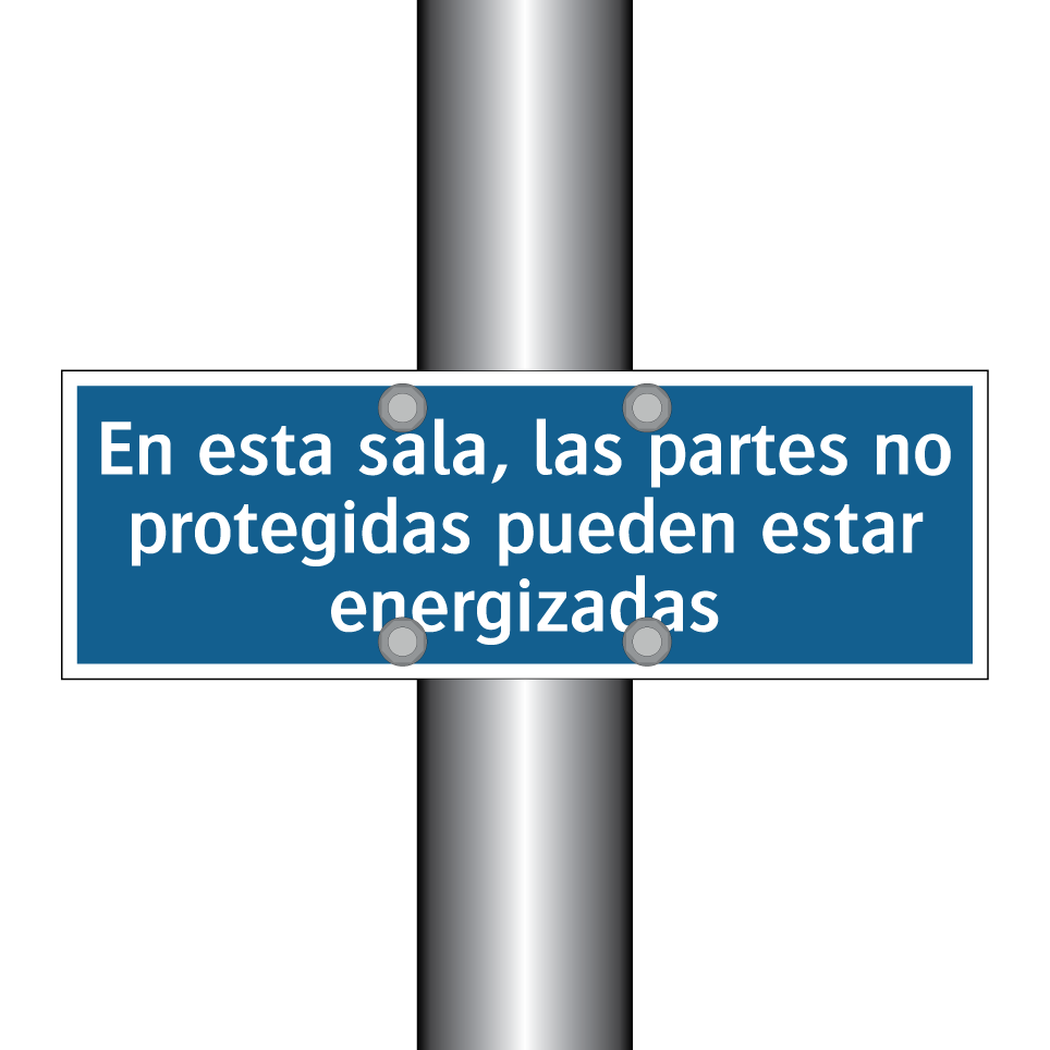 En esta sala, las partes no protegidas pueden estar energizadas