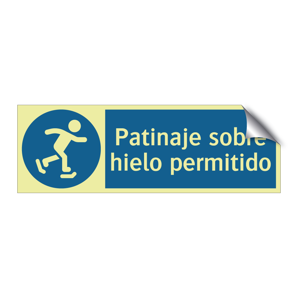 Patinaje sobre hielo permitido
