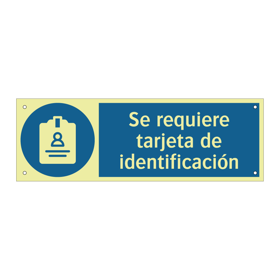 Se requiere tarjeta de identificación