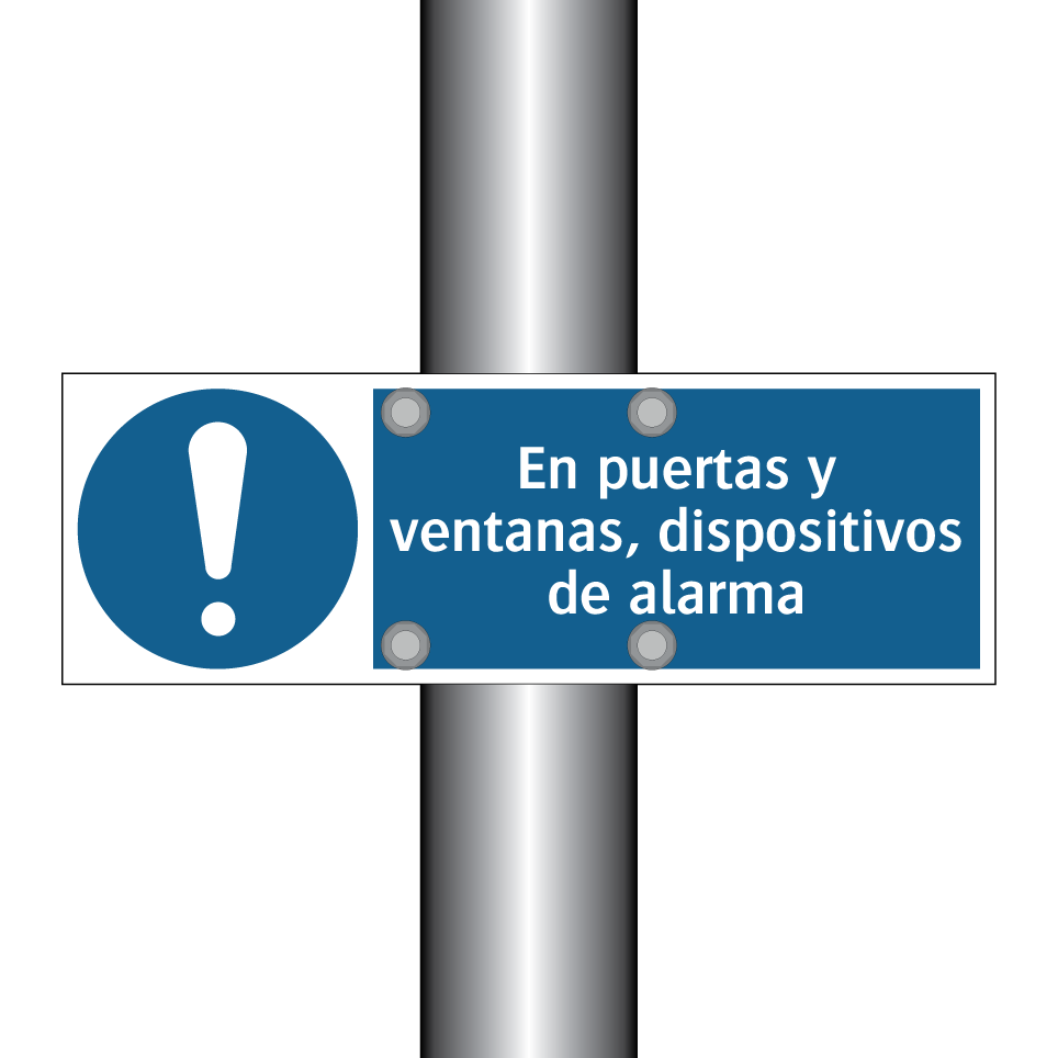 En puertas y ventanas, dispositivos de alarma