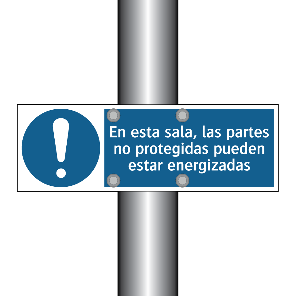 En esta sala, las partes no protegidas pueden estar energizadas