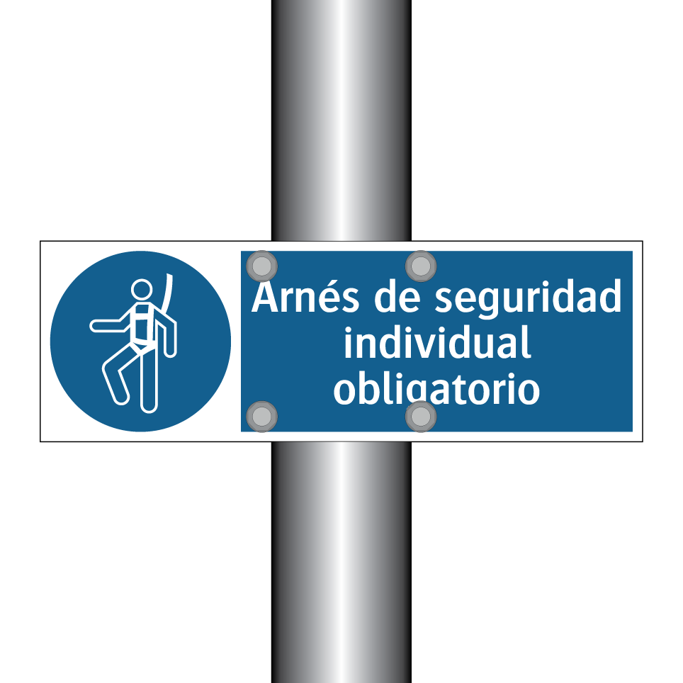 Arnés de seguridad individual obligatorio