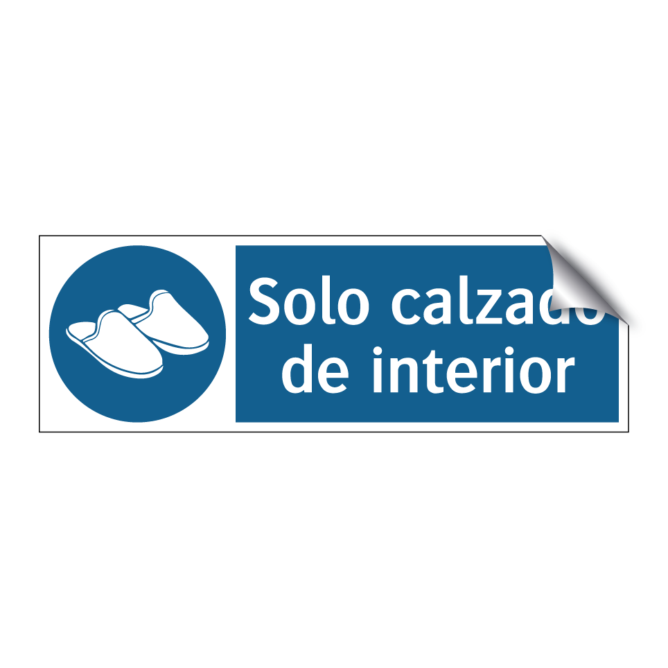 Solo calzado de interior