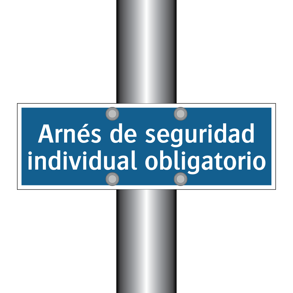 Arnés de seguridad individual obligatorio