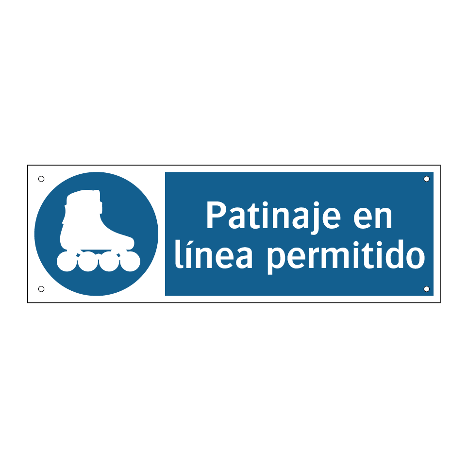 Patinaje en línea permitido