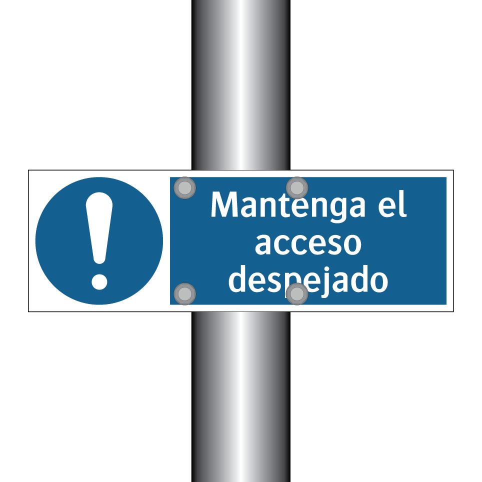 Mantenga el acceso despejado