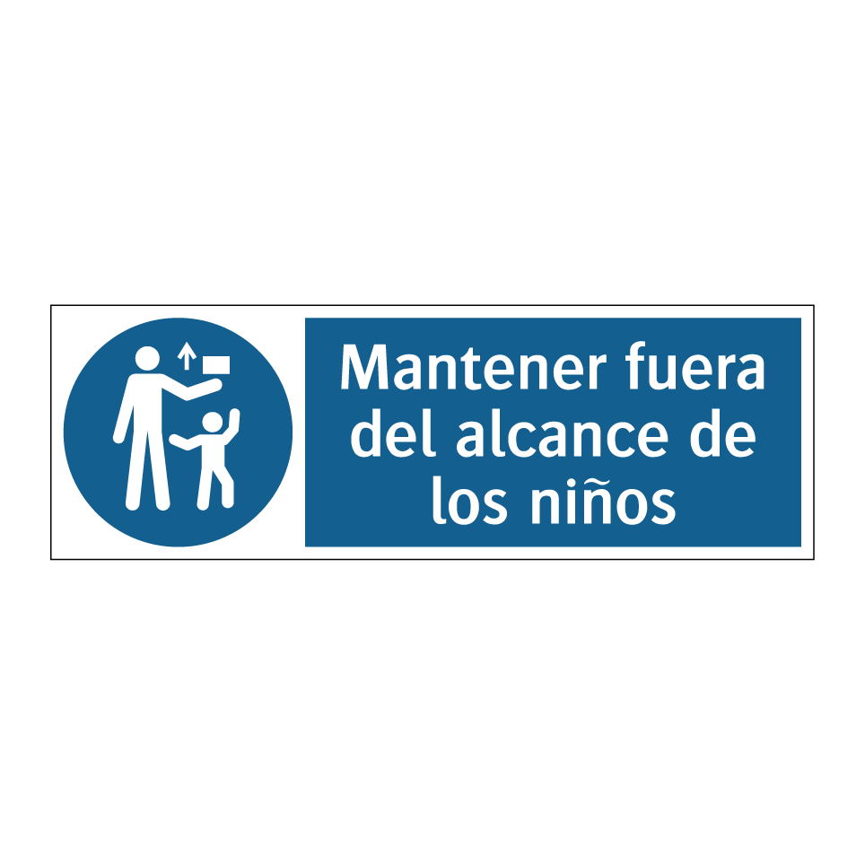 Mantener fuera del alcance de los niños