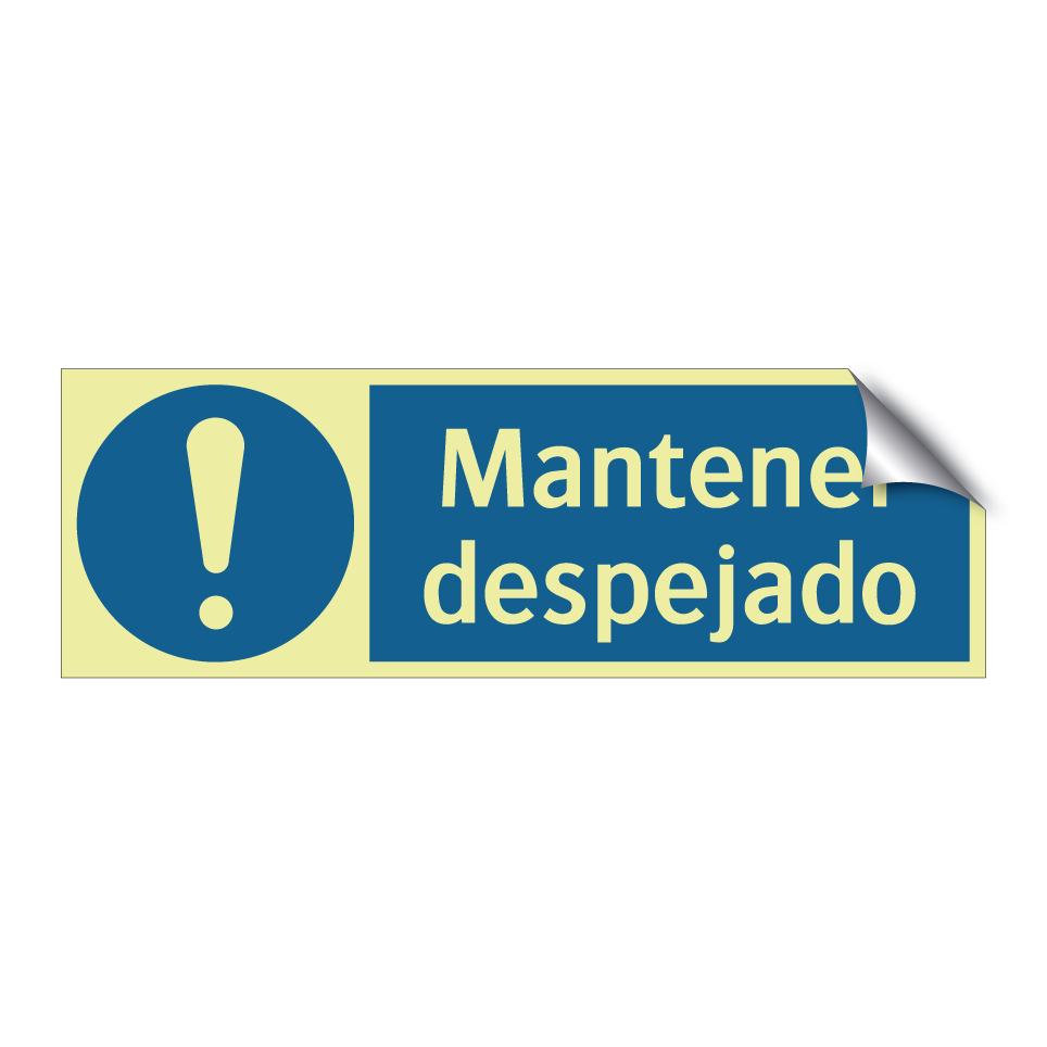 Mantener despejado