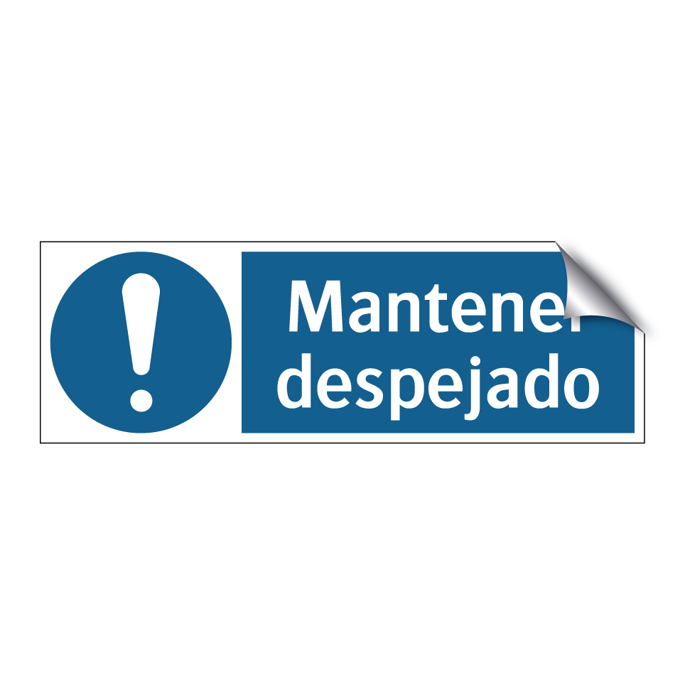 Mantener despejado