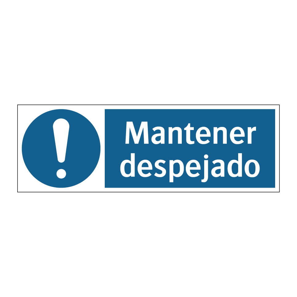 Mantener despejado