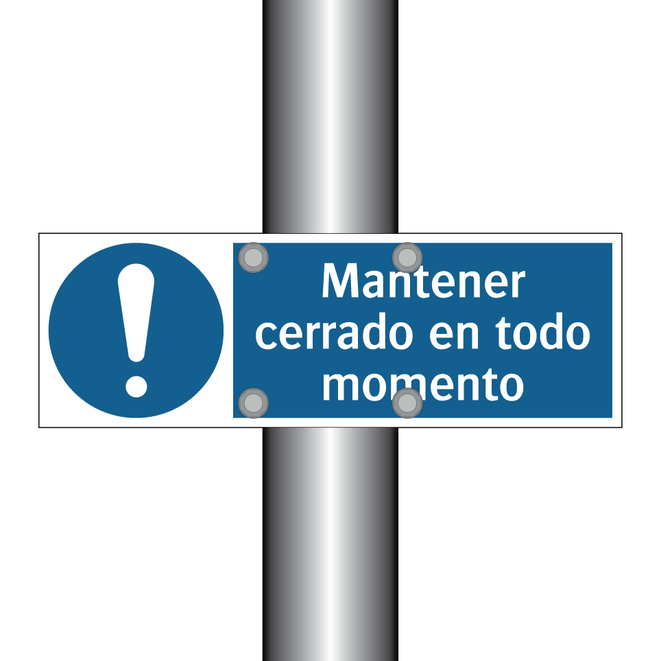 Mantener cerrado en todo momento