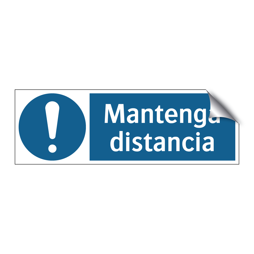 Mantenga distancia