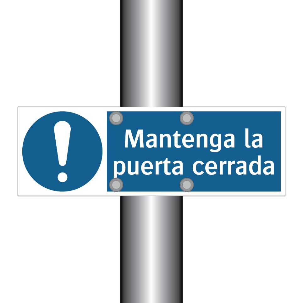 Mantenga la puerta cerrada