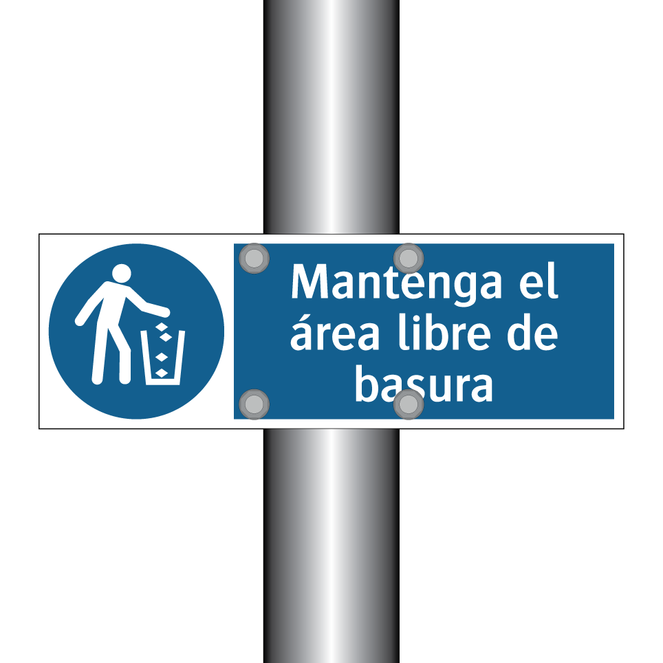 Mantenga el área libre de basura