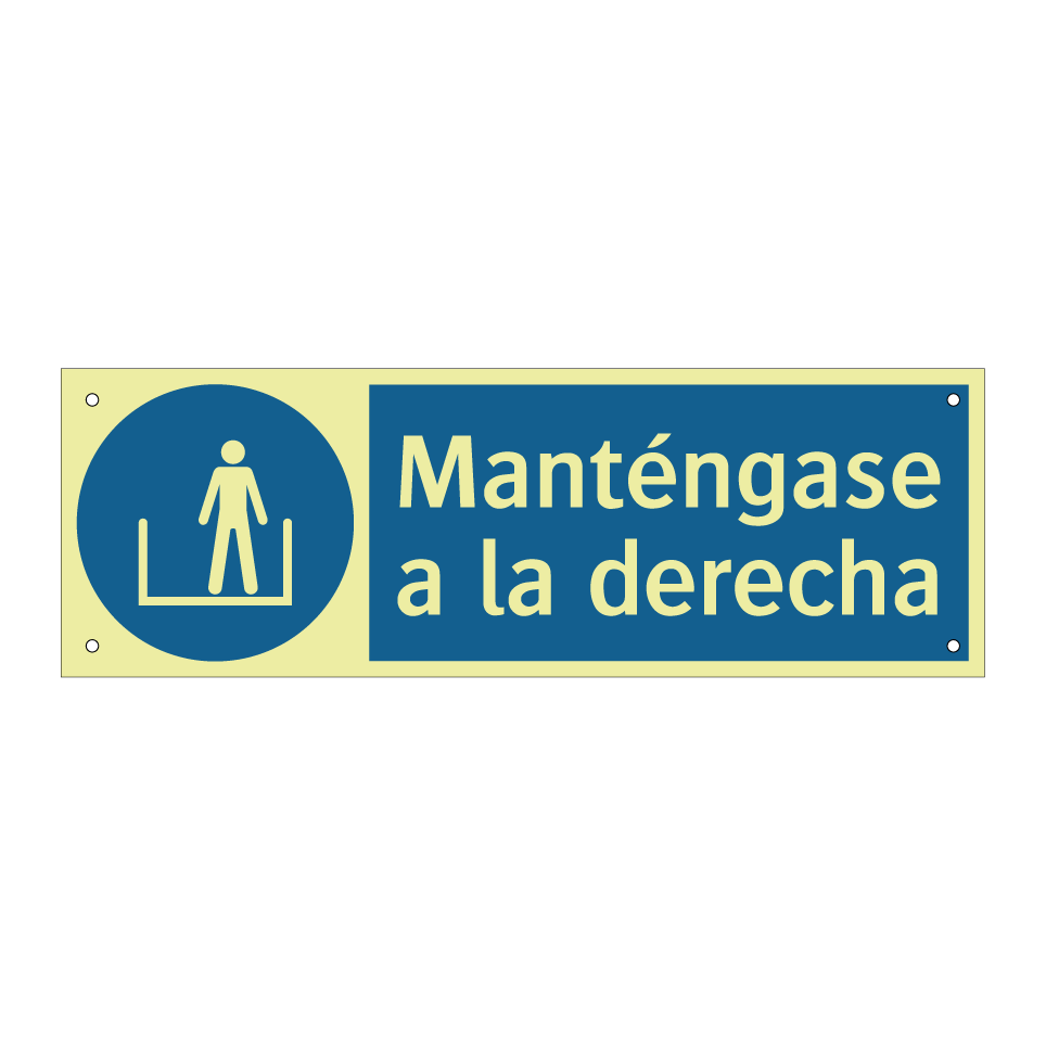 Manténgase a la derecha