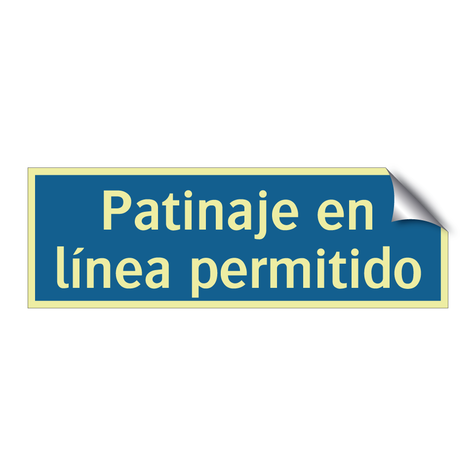 Patinaje en línea permitido
