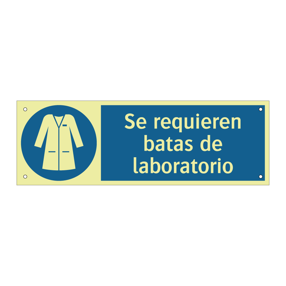 Se requieren batas de laboratorio