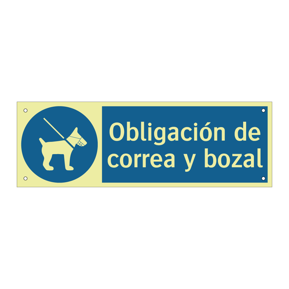 Obligación de correa y bozal