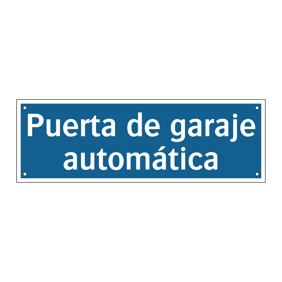Puerta de garaje automática