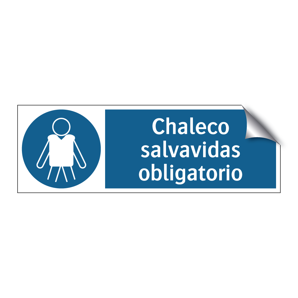 Chaleco salvavidas obligatorio