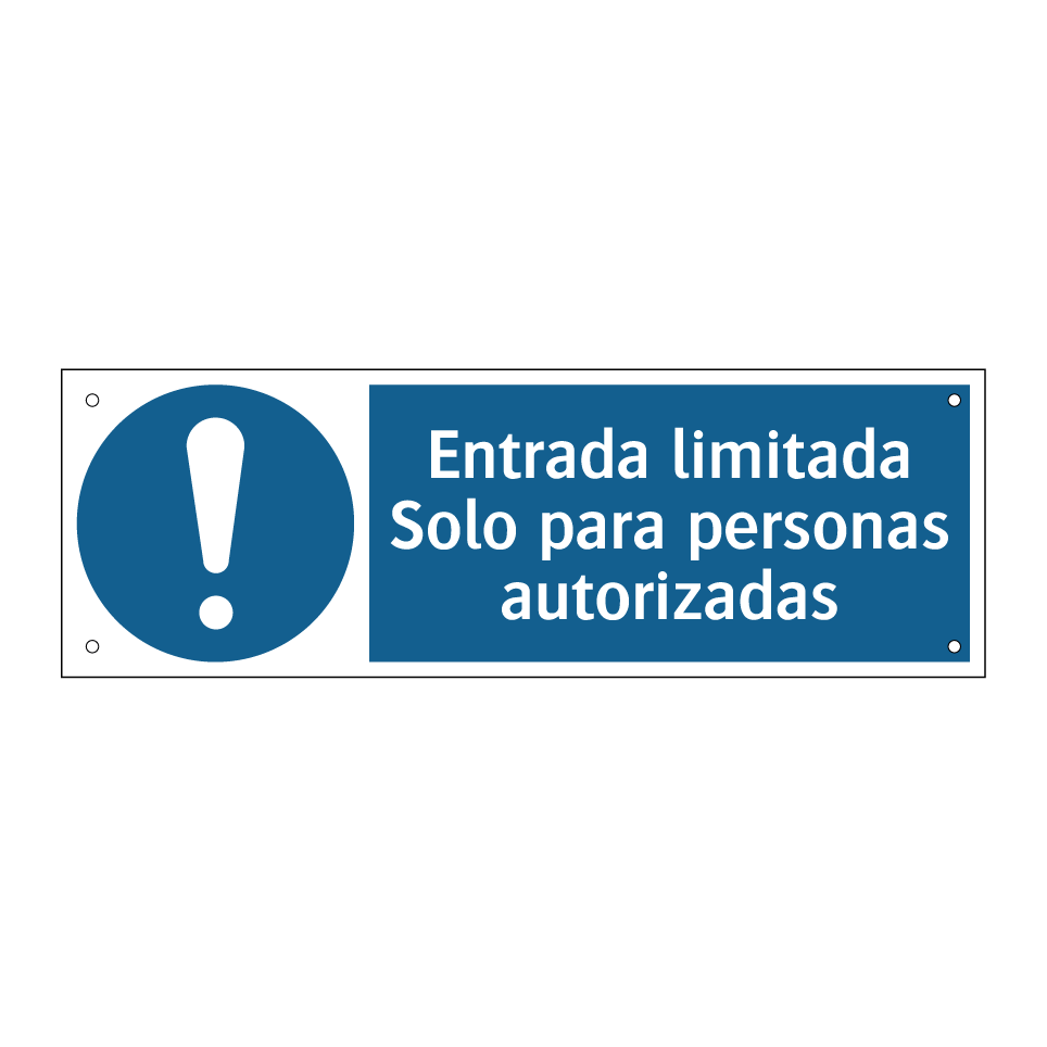 Entrada limitada Solo para personas autorizadas