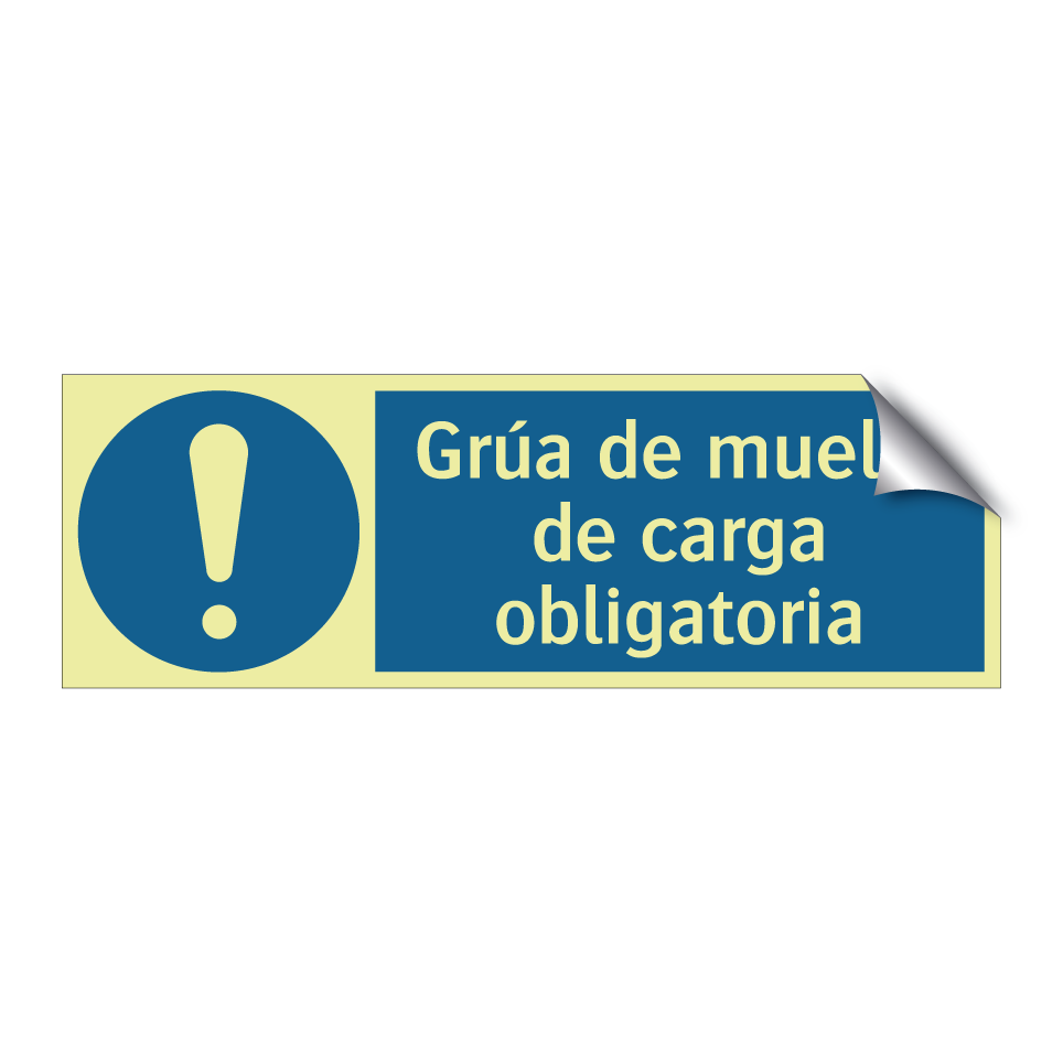 Grúa de muelle de carga obligatoria
