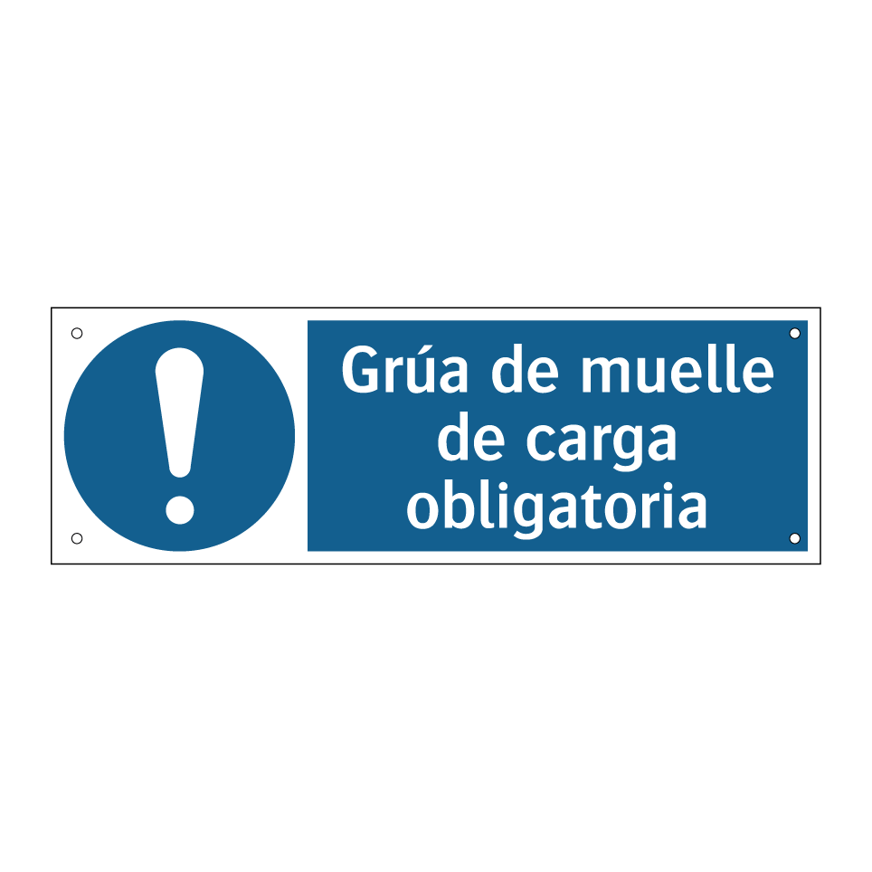 Grúa de muelle de carga obligatoria