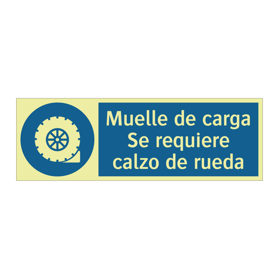Muelle de carga Se requiere calzo de rueda