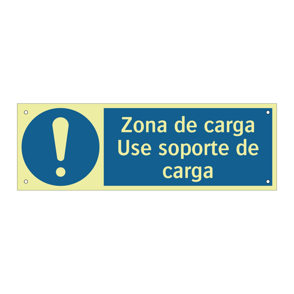 Zona de carga Use soporte de carga