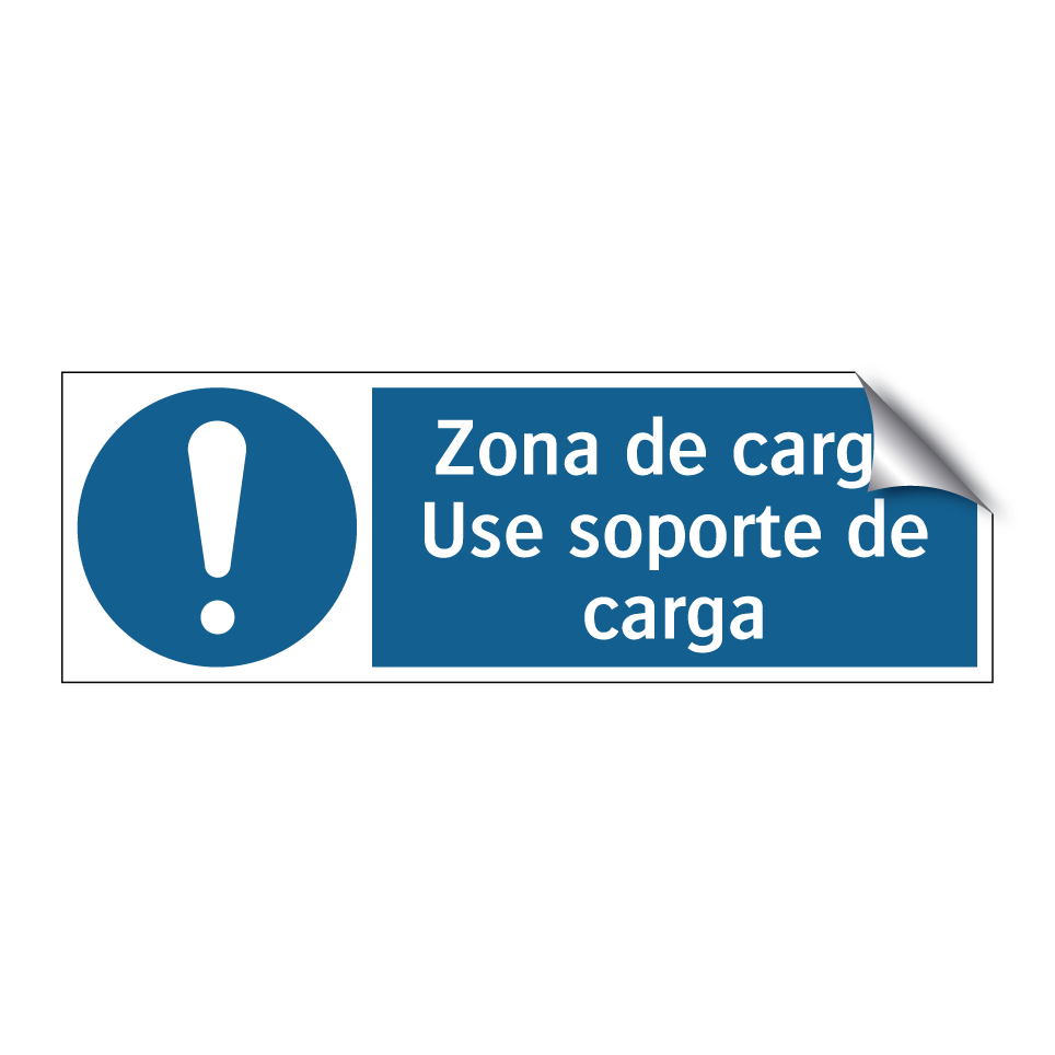 Zona de carga Use soporte de carga