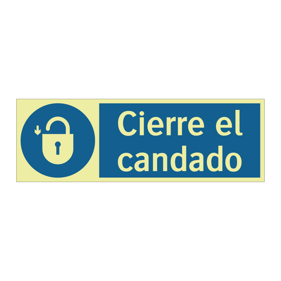 Cierre el candado