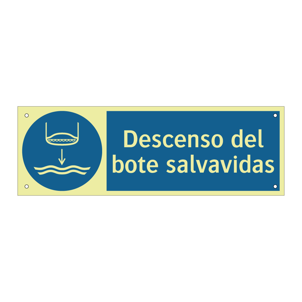 Descenso del bote salvavidas