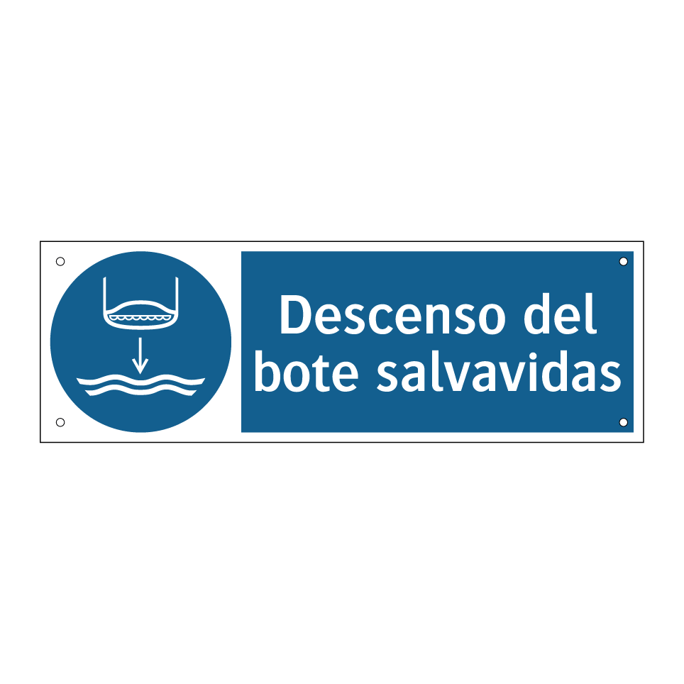 Descenso del bote salvavidas