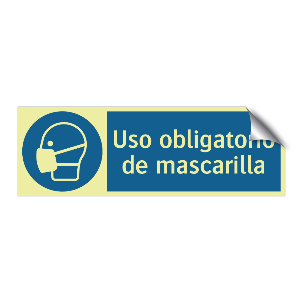 Uso obligatorio de mascarilla