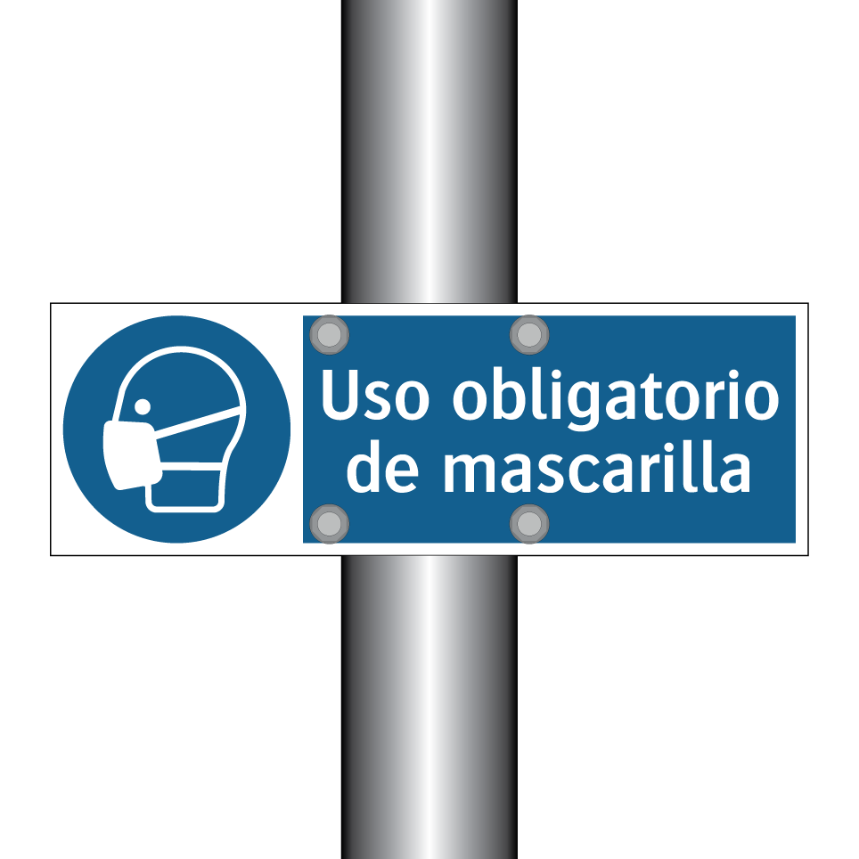 Uso obligatorio de mascarilla