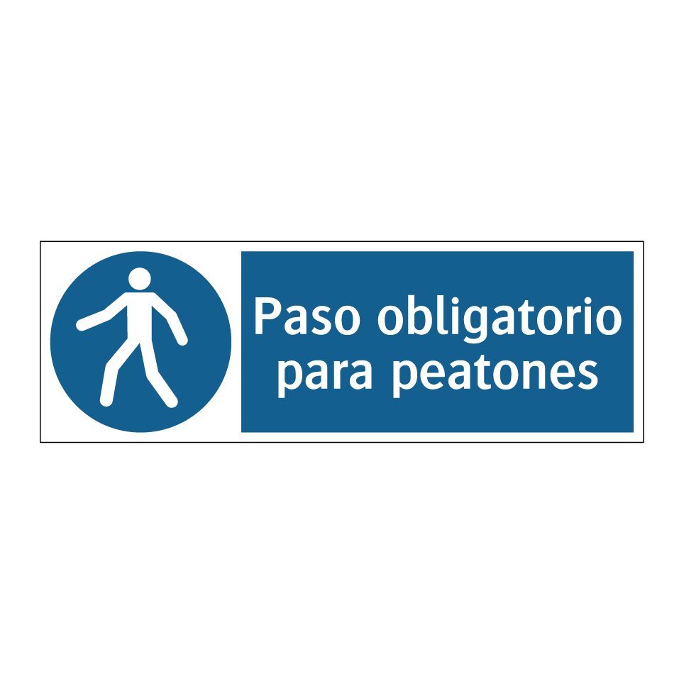 Paso obligatorio para peatones