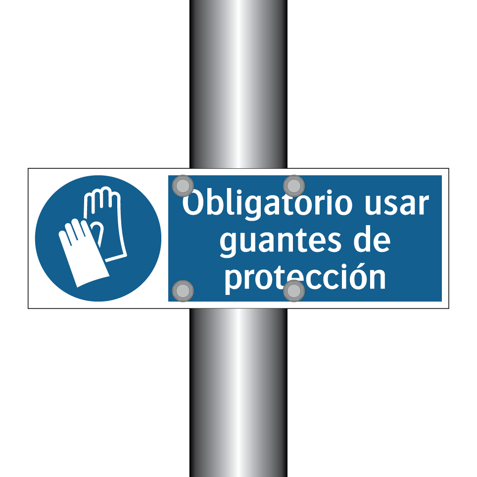 Obligatorio usar guantes de protección