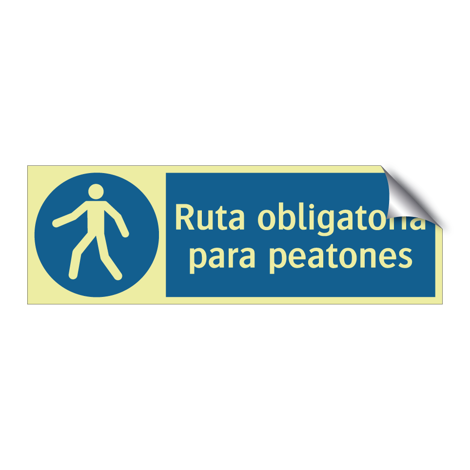 Ruta obligatoria para peatones