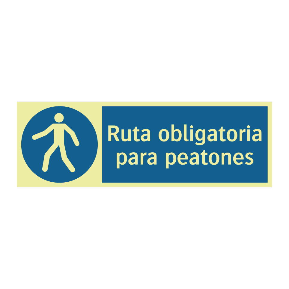 Ruta obligatoria para peatones