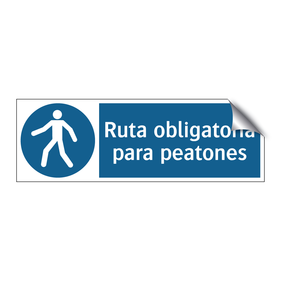 Ruta obligatoria para peatones
