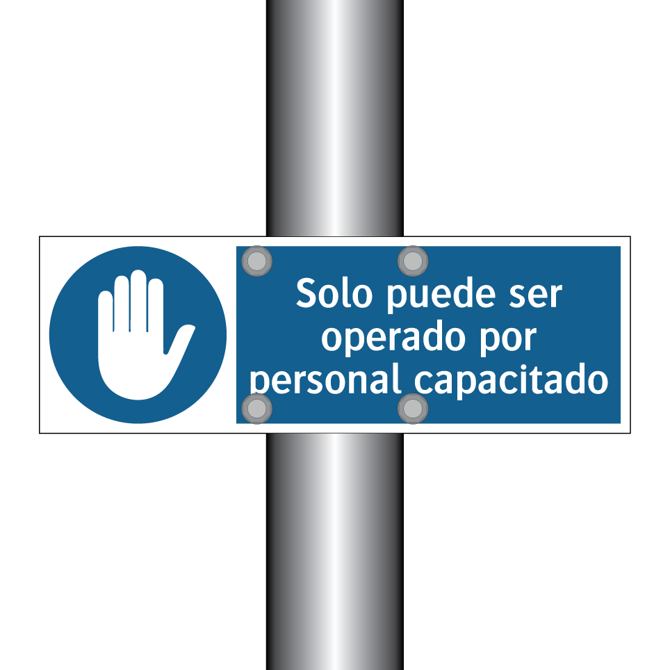 Solo puede ser operado por personal capacitado