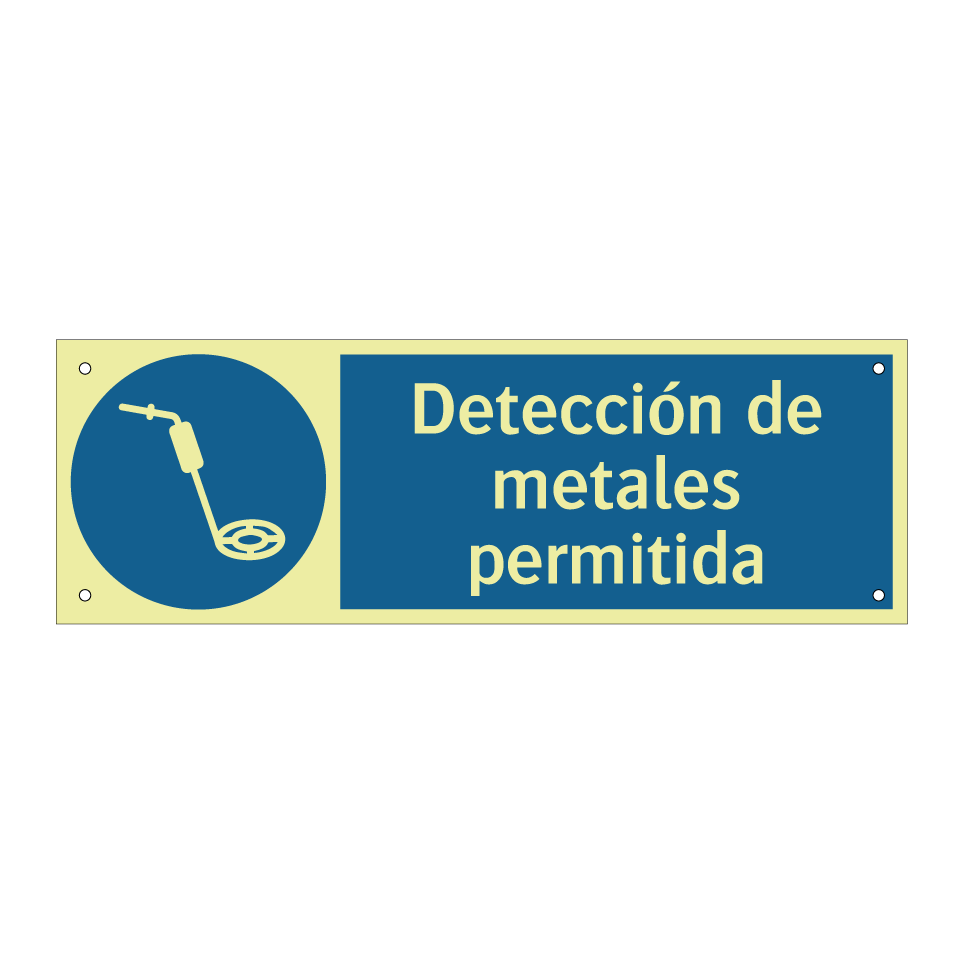 Detección de metales permitida