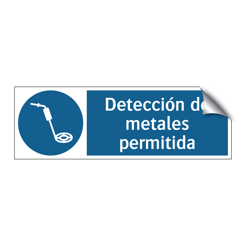 Detección de metales permitida