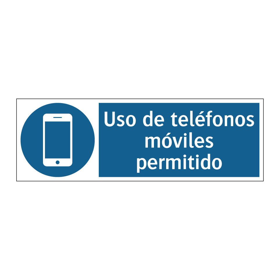 Uso de teléfonos móviles permitido