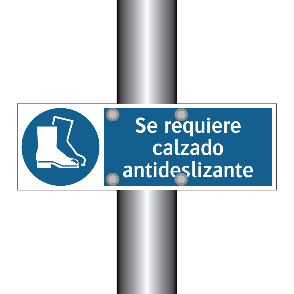 Se requiere calzado antideslizante