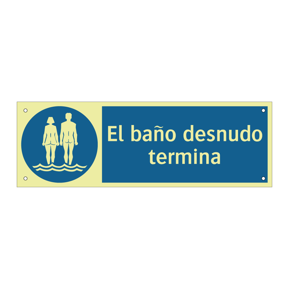 El baño desnudo termina