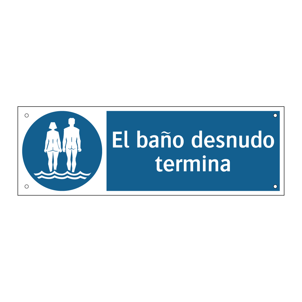El baño desnudo termina