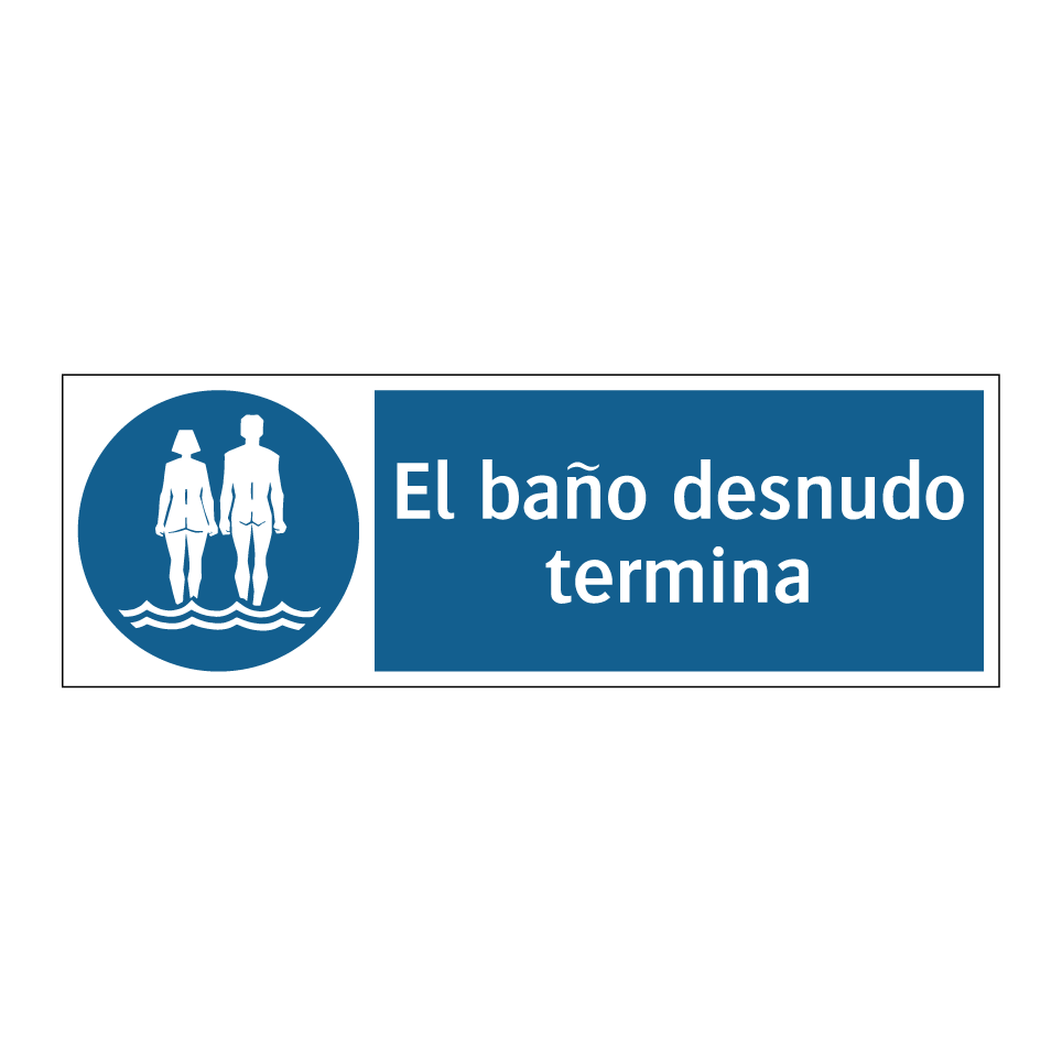 El baño desnudo termina